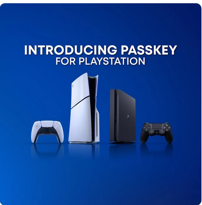索尼宣布为 PlayStation 账号启用 Passkey 支持