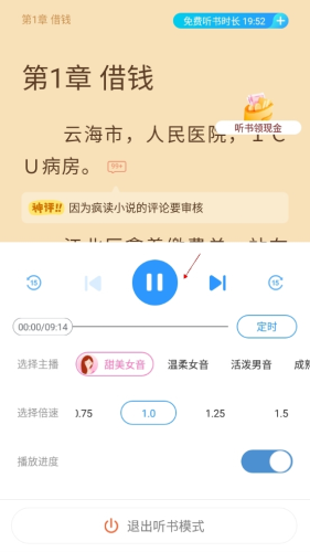 疯读小说怎么听书3